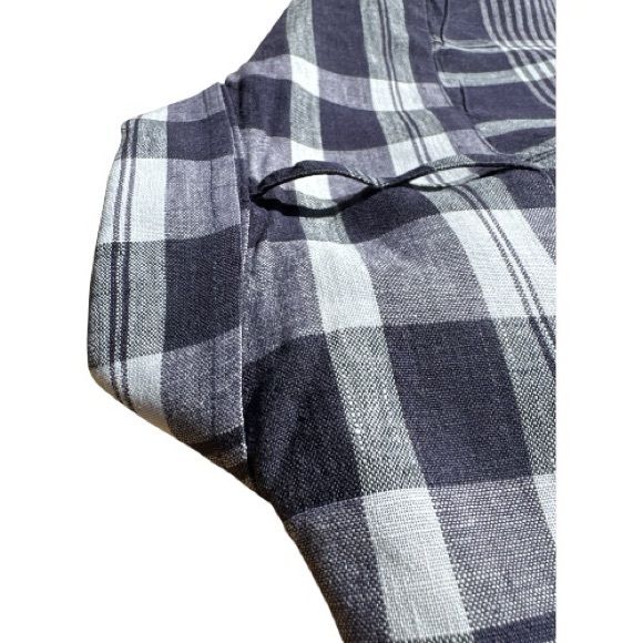 Banana Republic Slim Fit Mens Long Sleeve Dress Shirt Blue & White Stripe Size L - Picture 4 of 6